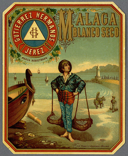 025- Etiquetas de bebidas. Niños y ángeles -1890 - 1920 - Biblioteca Digital Hispánica