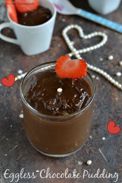 Eggless Chocolate Pudding Recipe