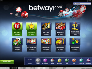 Betway Casino Lobby
