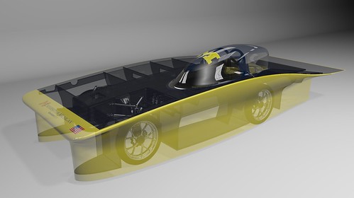 University of Michigan used NX software to design this solar car