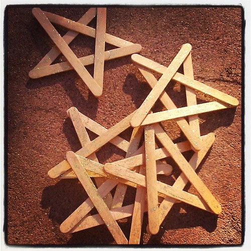 #stars #waldorf #Solstice #Yule #homemade #wood #crafts