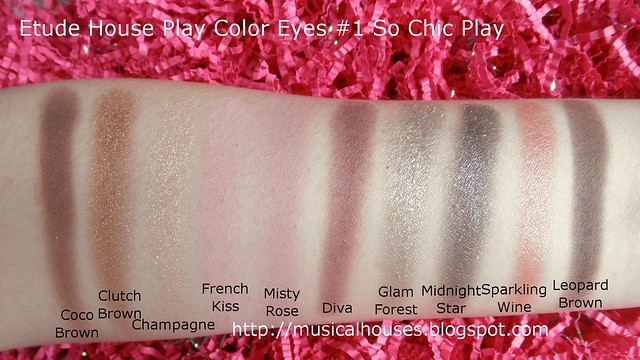Etude House Play Color Eyes Palettes Swatches So Chic Play 2