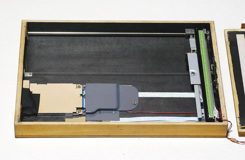 The inside of the CID type scanner camera