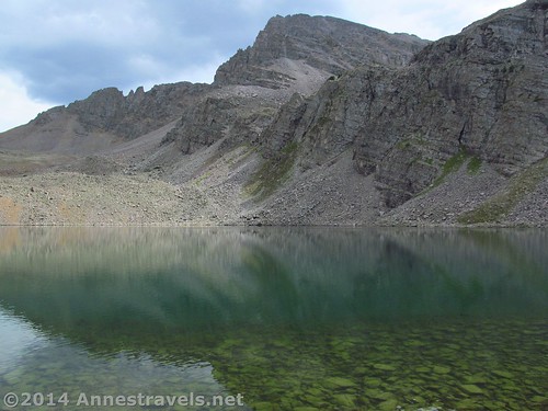 At Cathedral Lake - I love the clarity yet the blue-green hue, White River National Forest, Colorado