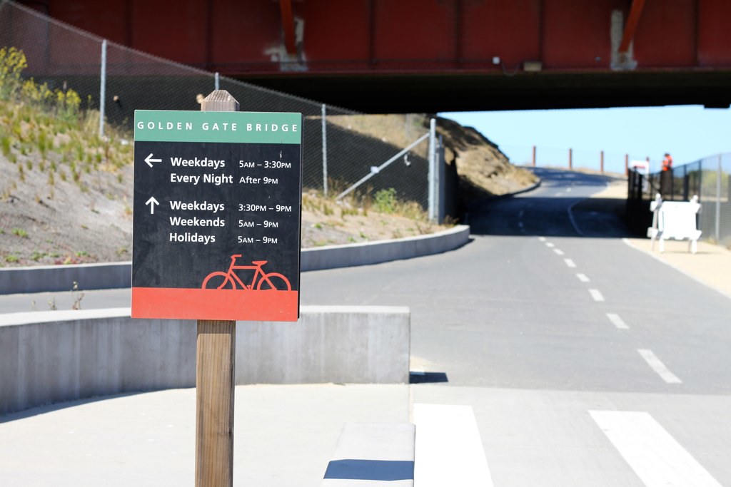 Bike Path to Golden Gate Bridge