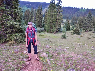 Erin Leading the Way to Helms Lake