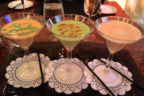 Three-martini fish soup