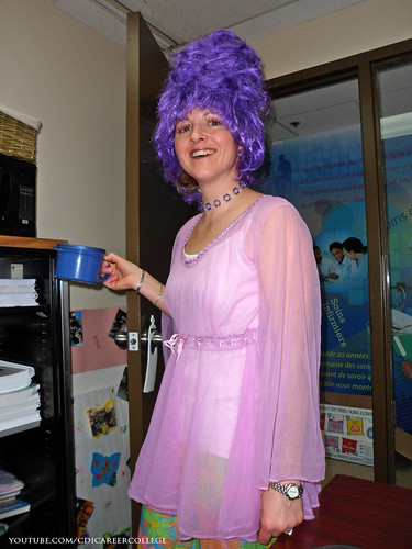 CDI College Laval Campus Halloween Costumes and Decoration Themes - Marge Simpson