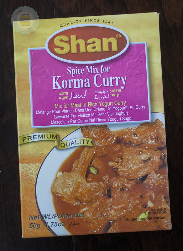 Packet of Shan curry powder spice mix 