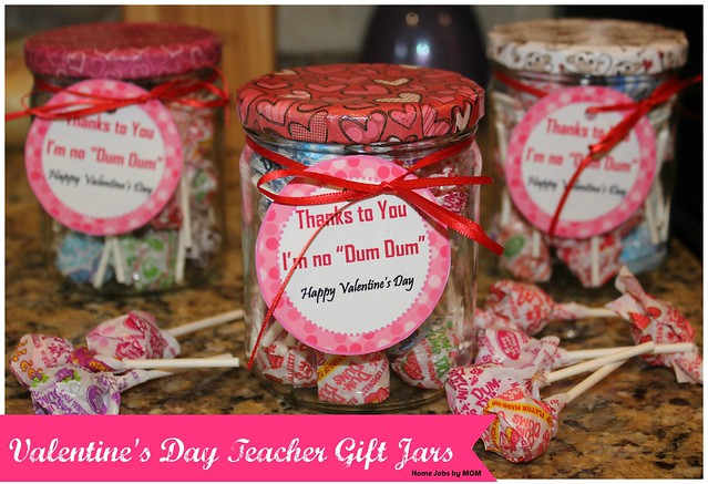 valentines day teacher gift jars