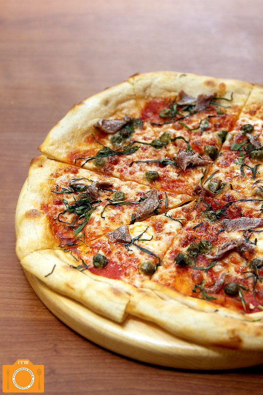 Mesclun Bistro Anchovies Sourdough Pizza