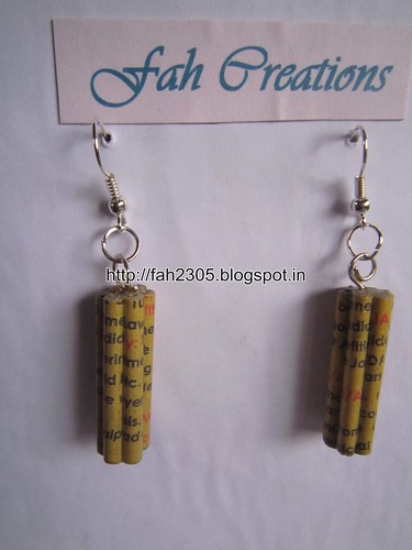 Handmade Jewelry - Paper Quilling Earrings (17) by fah2305