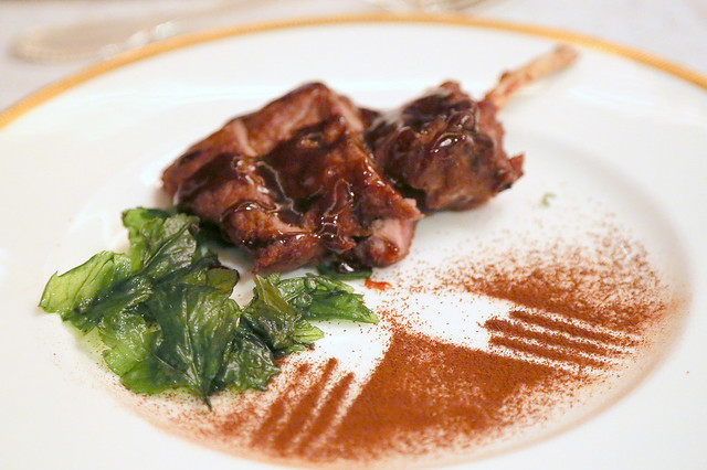 Baked Rack of Lamb with Chef’s Signature Coffee Glaze