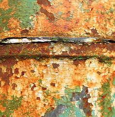 green and rust