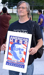 Pardon Bradley Manning Rally At The White House 8/21/2013