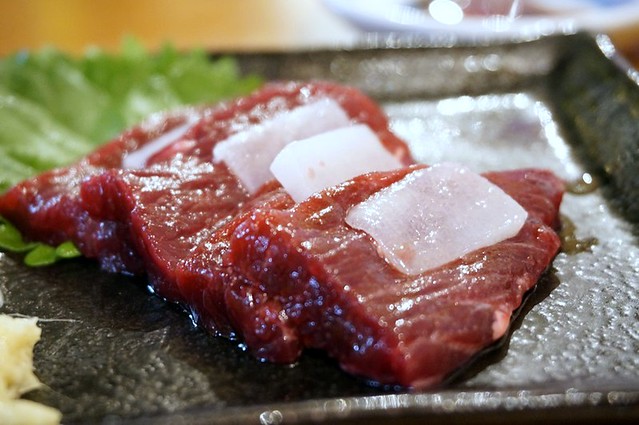 Eating whale meat in Tsukiji Market, Tokyo - rebecca saw blog-011