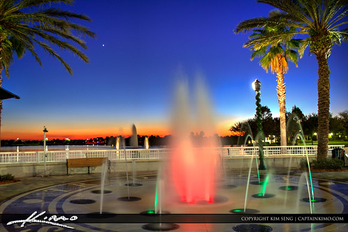 Tradition Square Water Fountain in Port St Lucie by Captain Kimo