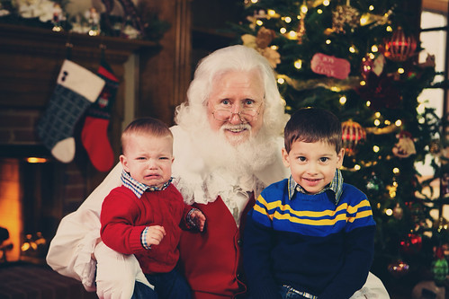 Reed, Santa and Bennett by bump
