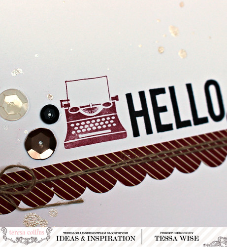 Stamped Hello Card 3