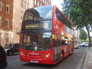Stagecoach 12132 on Route 205X, Marylebone