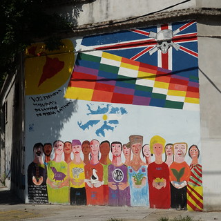 Mural demanding the return of the Falkland Islands, Buenos Aires