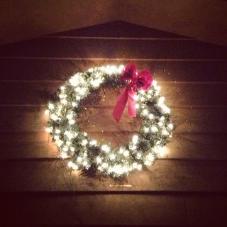 Our only #Christmas decoration up so far #wreath