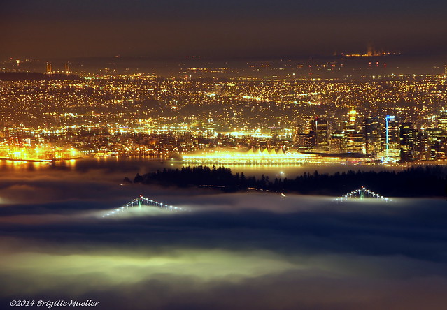 Fog over Vancouver