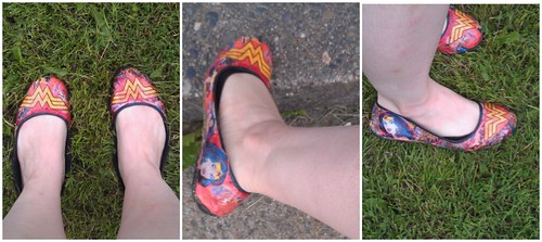i made these wonder woman shoes! by nuchtchas