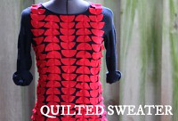 how to make a quilted sweater