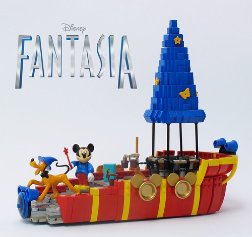Lego Disney Mickey Mouse Fantasia Float