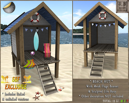 RnB Mesh Beach Hut 1 & Sculpted Life Buoy - SBF EXCLUSIVE