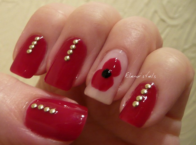 remembrance day nails 1