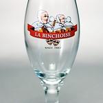 ベルギービール大好き！！【ラ・バンショワーズ・ブロンドの専用グラス】(管理人所有 )