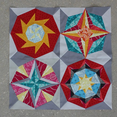 A Lucky Stars mini for the Minnesota Quilt Show