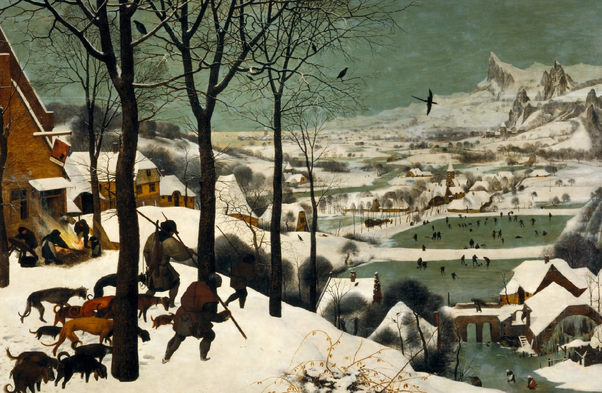 Cazadores en la nieve. Obra de Pieter Bruegel el Viejo (1525-1569)