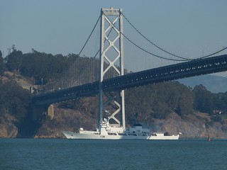 The BNS Somudra Joy, formerly the Coast Guard Cutter Jarvis, departs Alameda, Calif., Saturday, Oct. 26, 2013. The BNS Somudra Joy is the first Coast Guard high endurance cutter transferred to the Bangladesh navy. U.S. Coast Guard photo