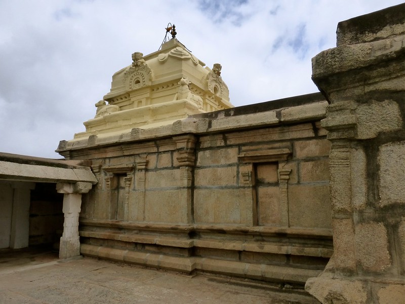 Cycling to Nandi Hills - inside the fort - Yoga Nandeeshwara temple
