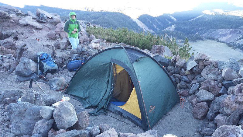 Pur camp on Mount Shasta