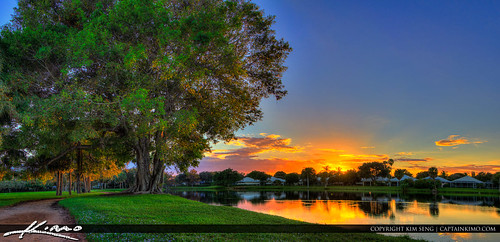 Lake-Catherine-Sunset-Palm-Beach-Gardens by Captain Kimo