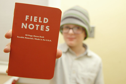 day 3432: odin scores his first field notes notebook! IV.