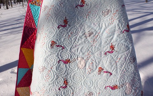 Kelsey's Mermaid Triangle Quilt