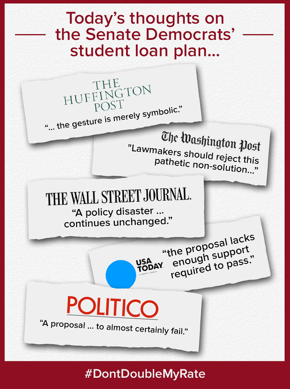 Senate Dems' Student Loan Plan