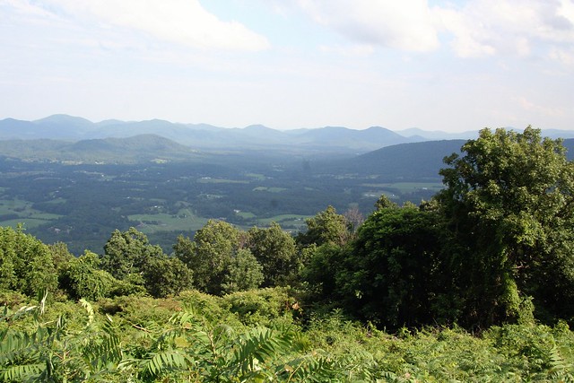 View of Shenandoah Valley from Blue Ridge Parkway