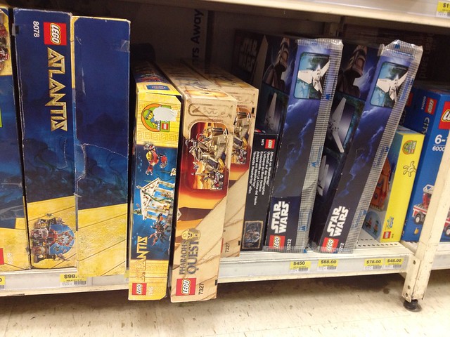 Older Lego sets at an out of the way Big W
