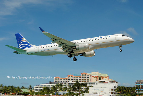 HP-1567CMP Embraer ERJ-190AR by Jersey Airport Photography