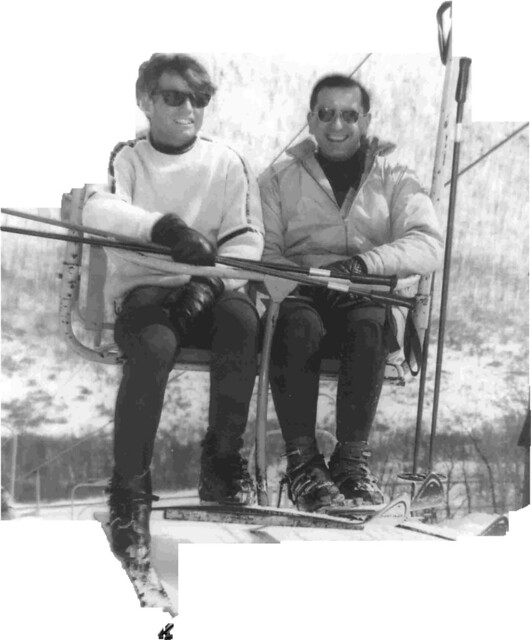 Robert F. Kennedy and Founder Fred Sarkis, 1967 (Bristol Mountain)
