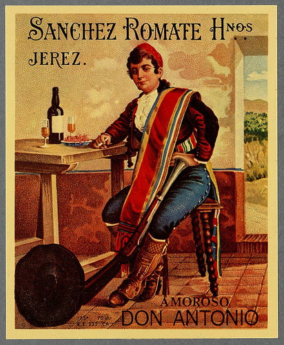 020- Etiquetas de bebidas. Figuras y retratos de hombres -1890 - 1920 - Biblioteca Digital Hispánica