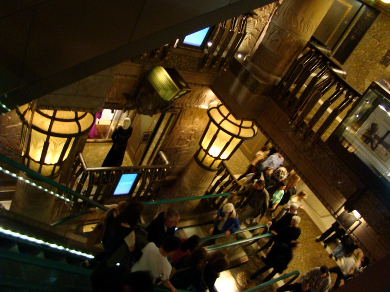 Harrods egyptian elevator