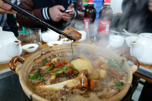 A piece of mutton for you? Mutton Hotpot dinner in Guangzhou, China.