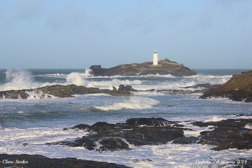 Godrevy Storm - 7th January 2014 by www.stockerimages.blogspot.co.uk